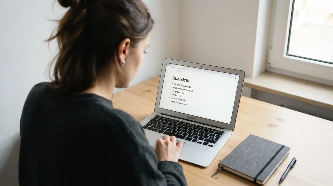 Person am Laptop liest eine Übersichtsseite zu Glücksspielen im Internet — 20 freispiele ohne einzahlung